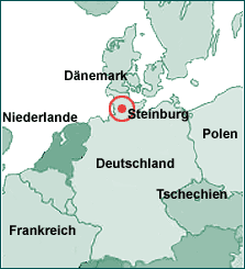 Karte: AktivRegion Steinbug in Europa